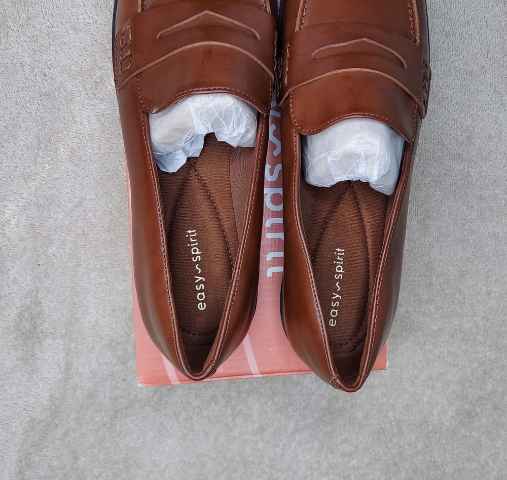 Easy Spirit Aerily Medium Brown Loafers Women's Size 8M Brand New In Box - Picture 11 of 16